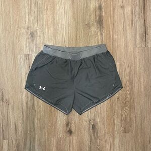 Under Armour Gray Athletic Shorts Moisture-Wicking